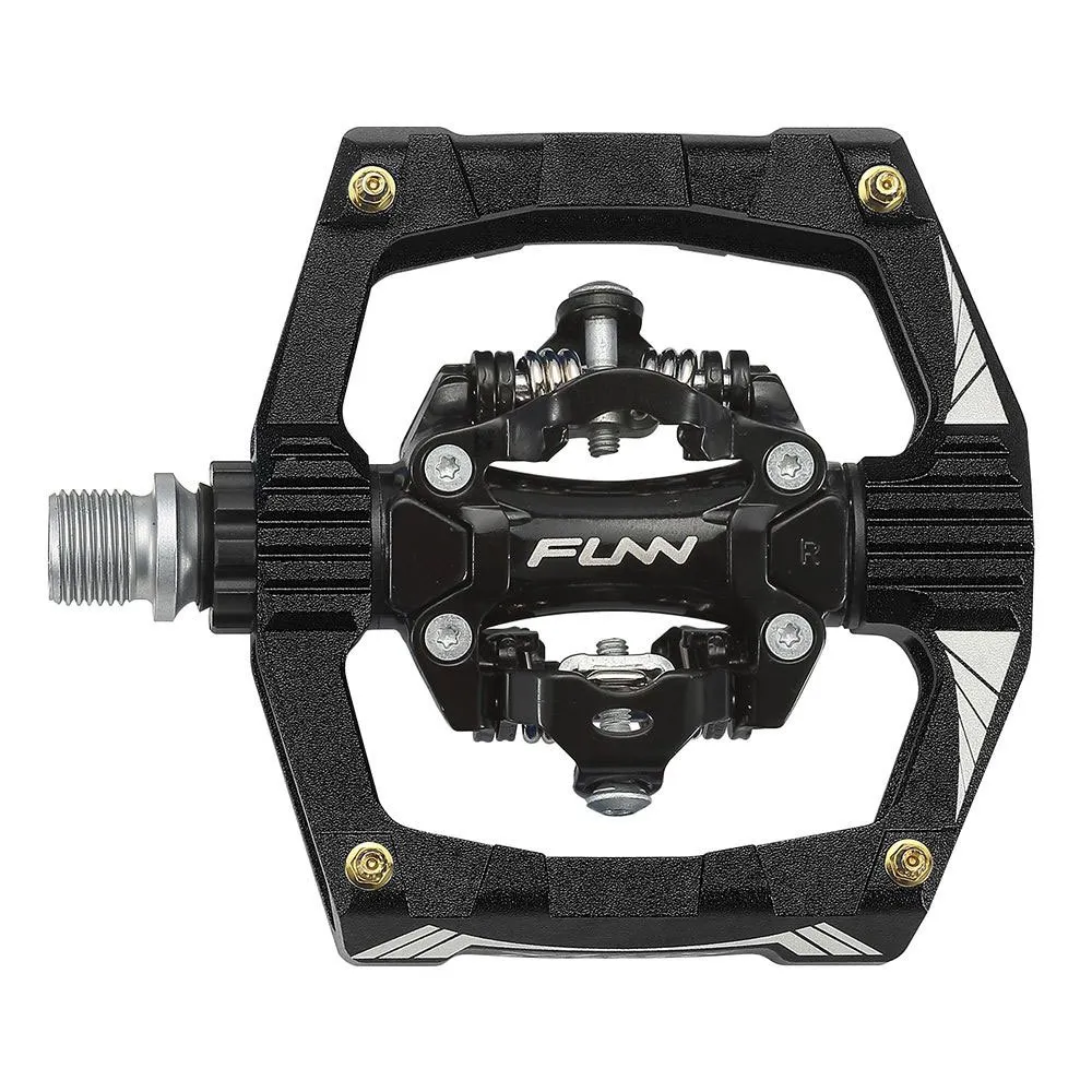 FUNN Ripper Cykelpedaler, Black / gold, One Size