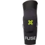FUSE Omega Kids Armbågsskydd, Black / neon yellow