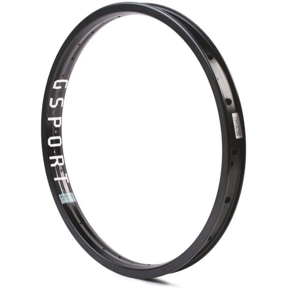 G-sport Ribcage Rim 20´´ Bmx Fälg, Black, 20" 36H