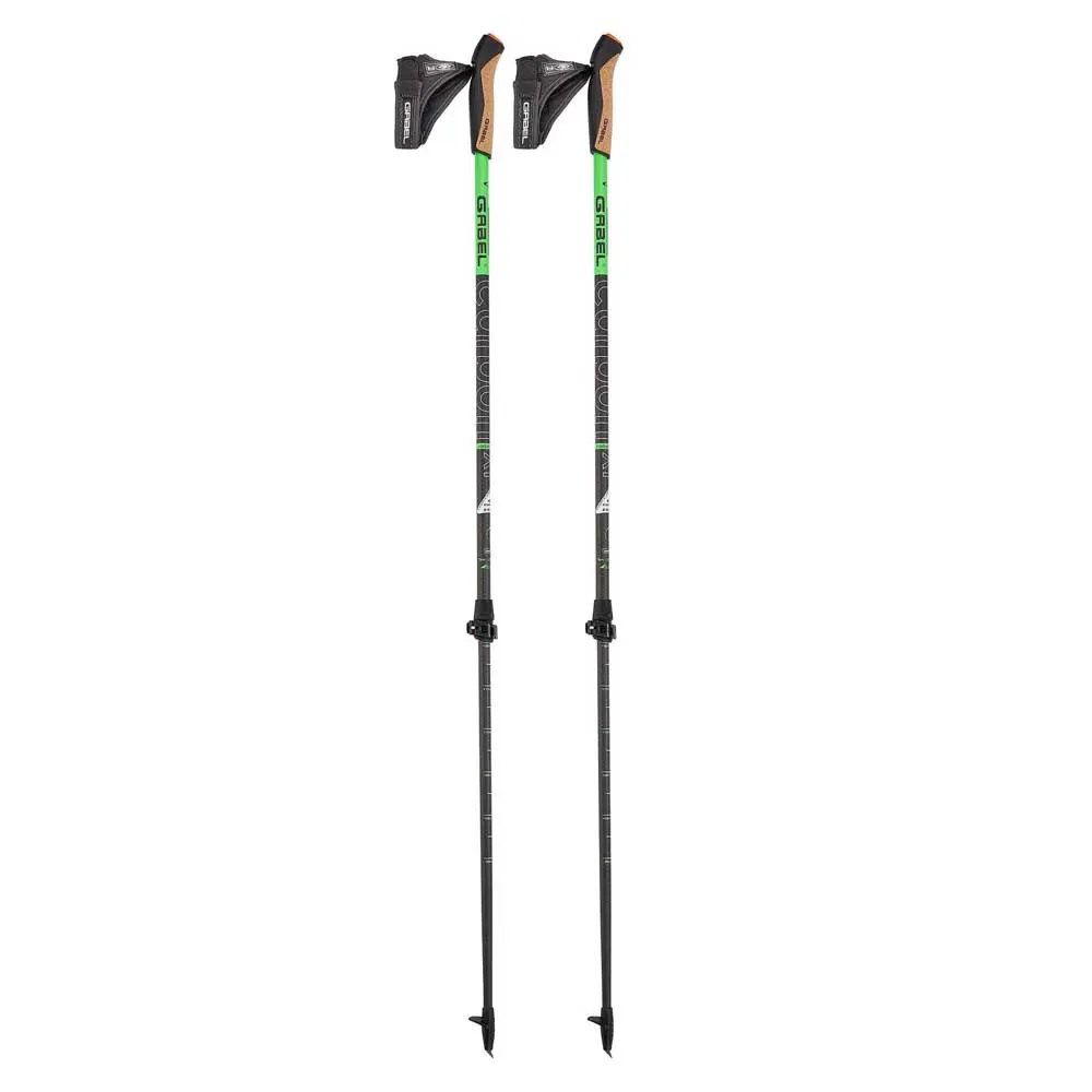 Gabel Carbon Xt 2s-80 F.l Stavar, Black / green, 54-135cm Gabel Carbon Xt 2s-80 F.l Stavar, Black / green, 54-135cm