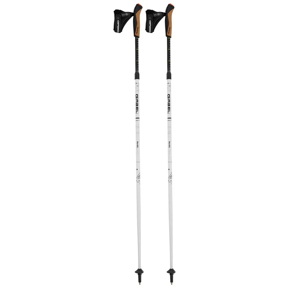 Gabel Nordic Revo Stavar, White, 52-130cm