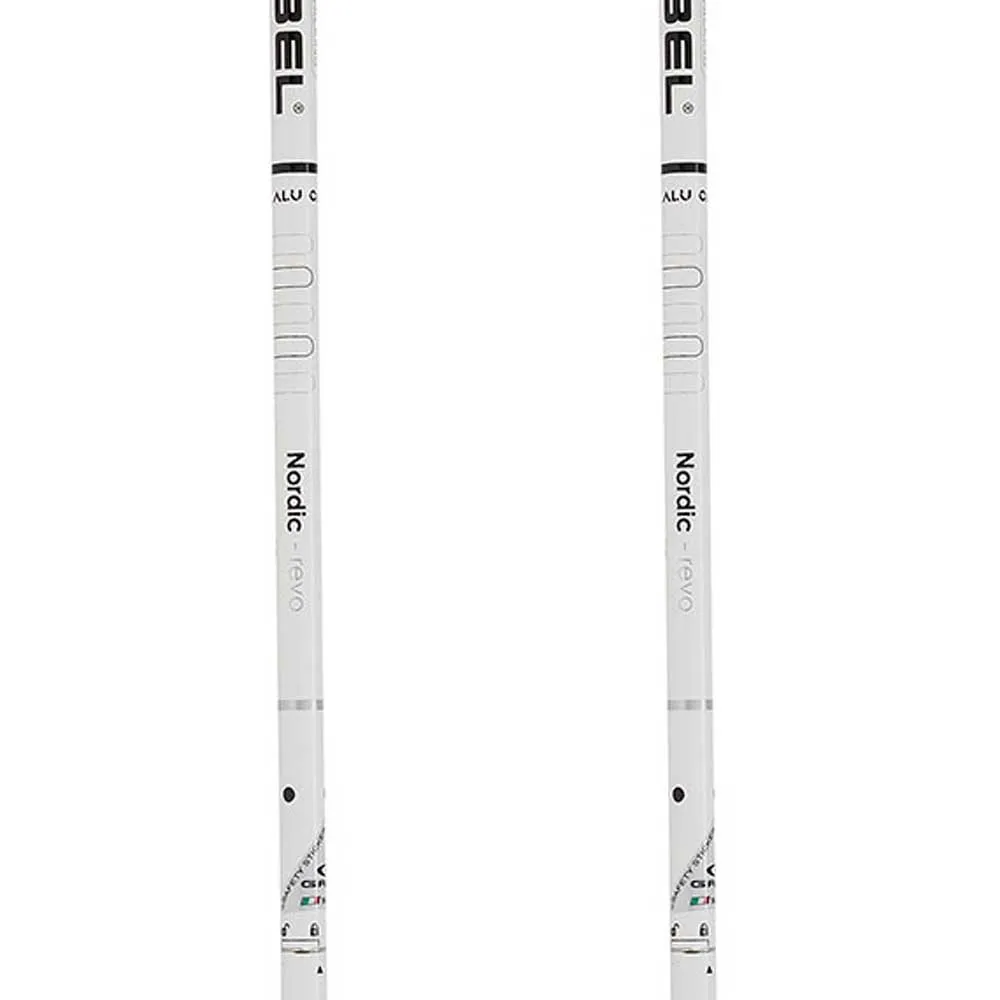 Gabel Nordic Revo Stavar, White, 52-130cm