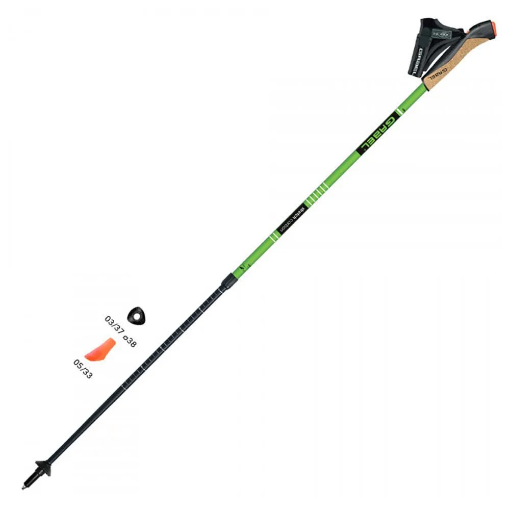 Gabel Stretch Carbon Stavar, Green, 52-130cm