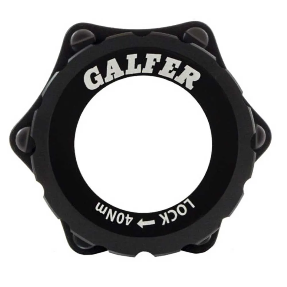 Galfer Afs System Fulcrum Bromsskivsadapter För Cykel, Black, One Size