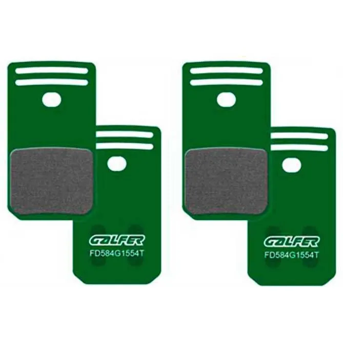 Galfer Bremsbeläge Disc Pro für Magura, Green, One Size