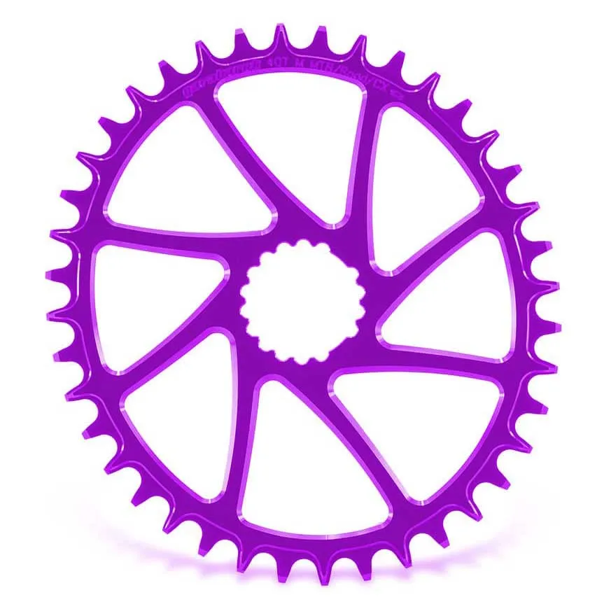 Garbaruk Cannondale Hollowgram Offset 1.7 Mm Ovalt Kedjehjul, Violet, 32t