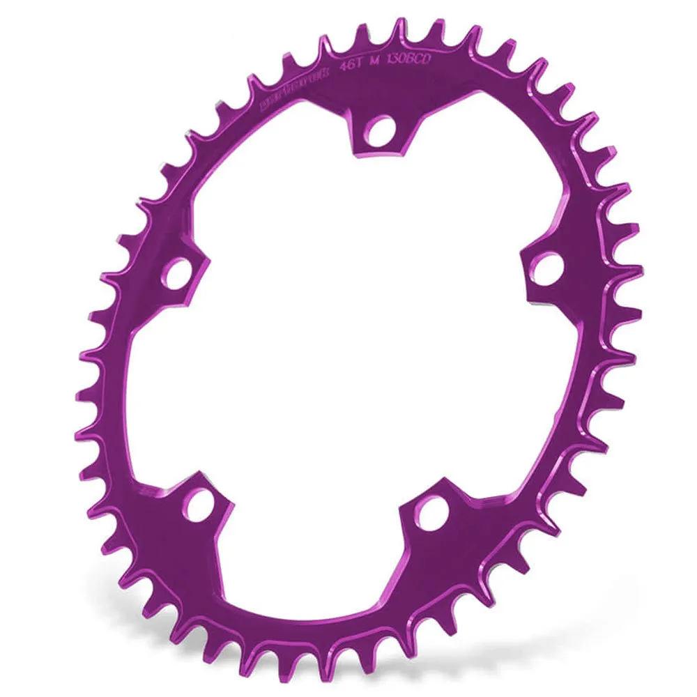 Garbaruk Ovalt Kedjehjul, Violet, 44t