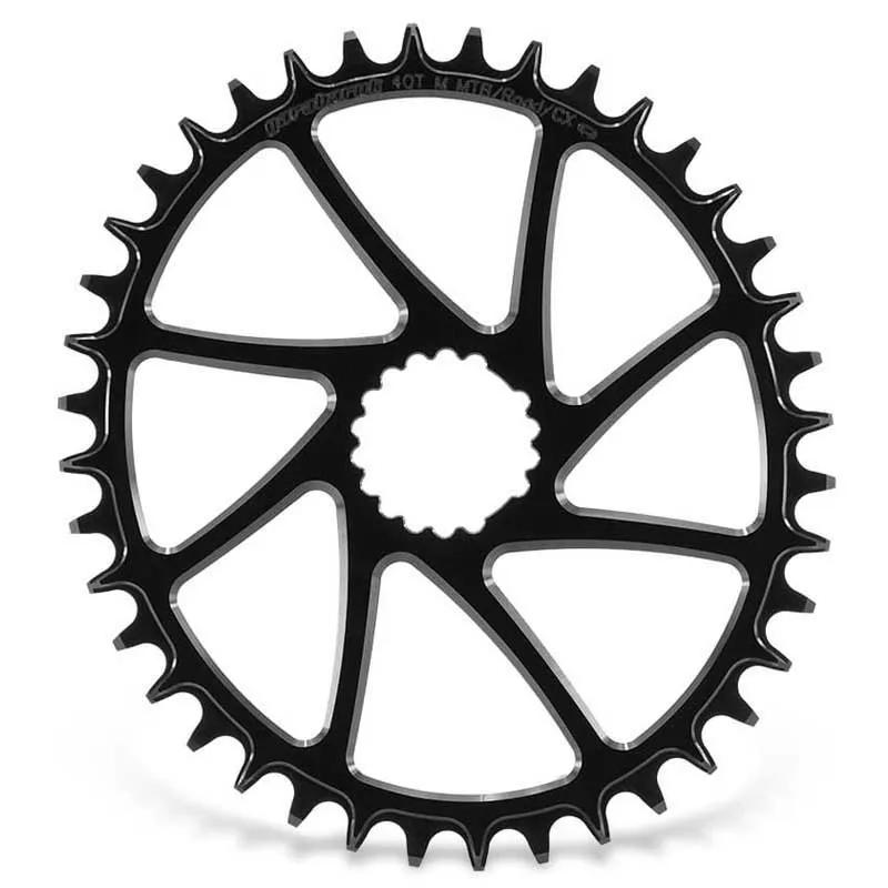 Garbaruk Road/gravel Dm Kedjehjul, Black, 46t