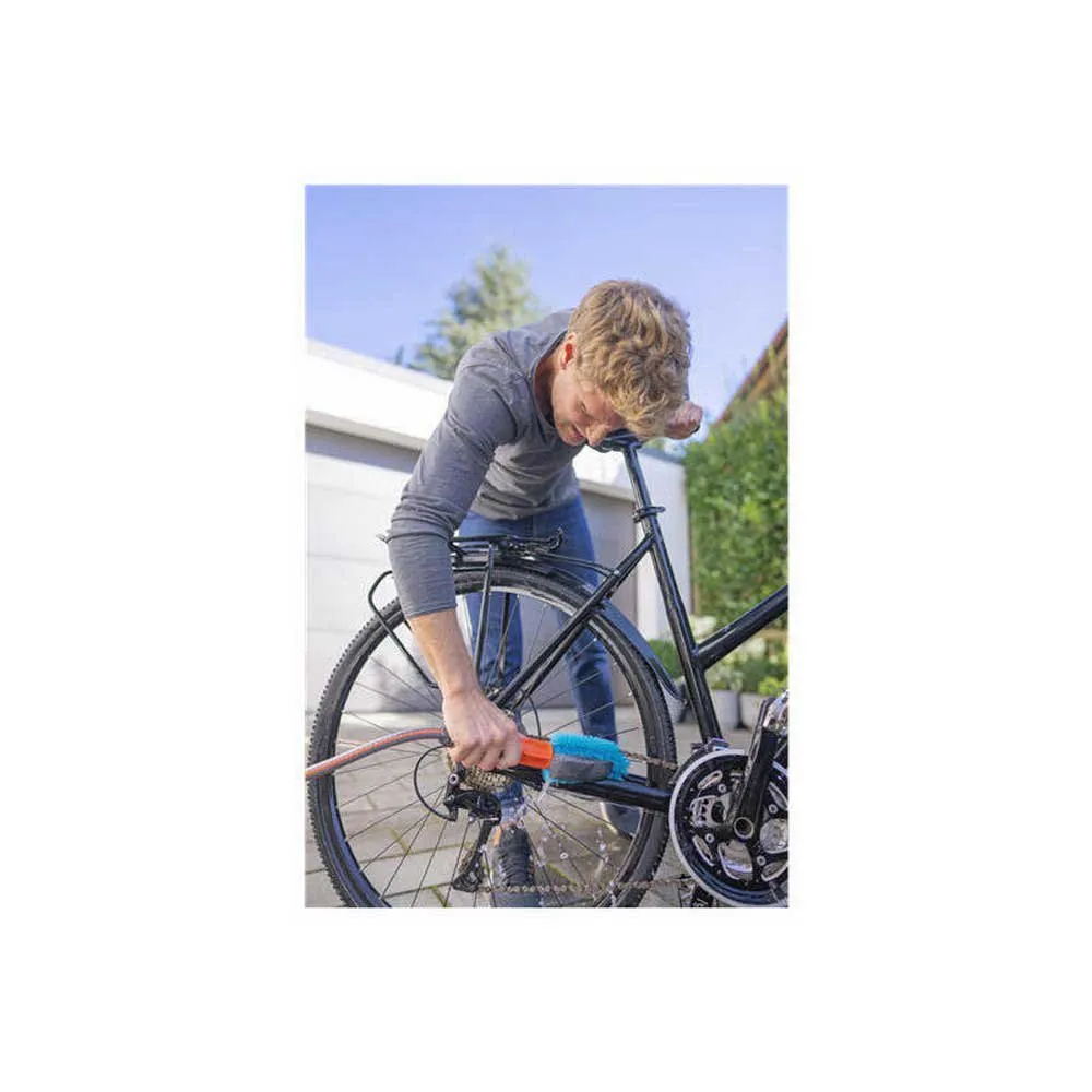 Gardena Cykelborste Set, Grey / blue, One Size
