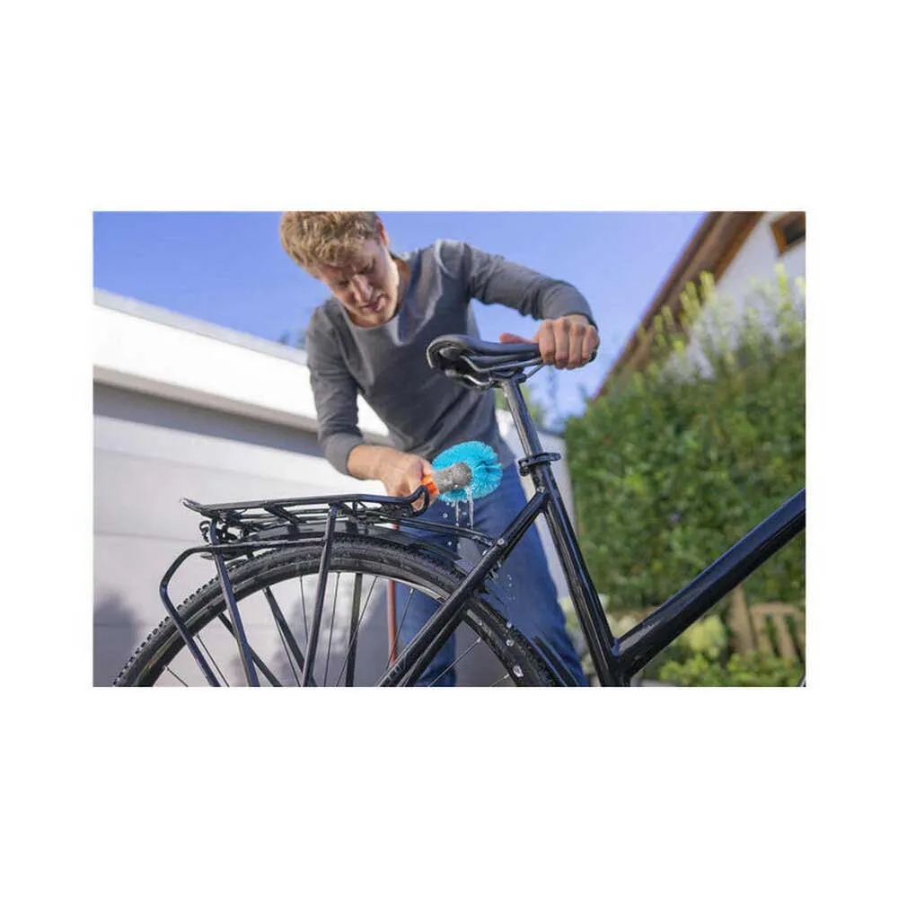 Gardena Cykelborste Set, Grey / blue, One Size