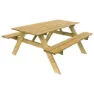 Gardiun Essential Picnic Bord unisex, Wooden, 165 x 154 x 75cm