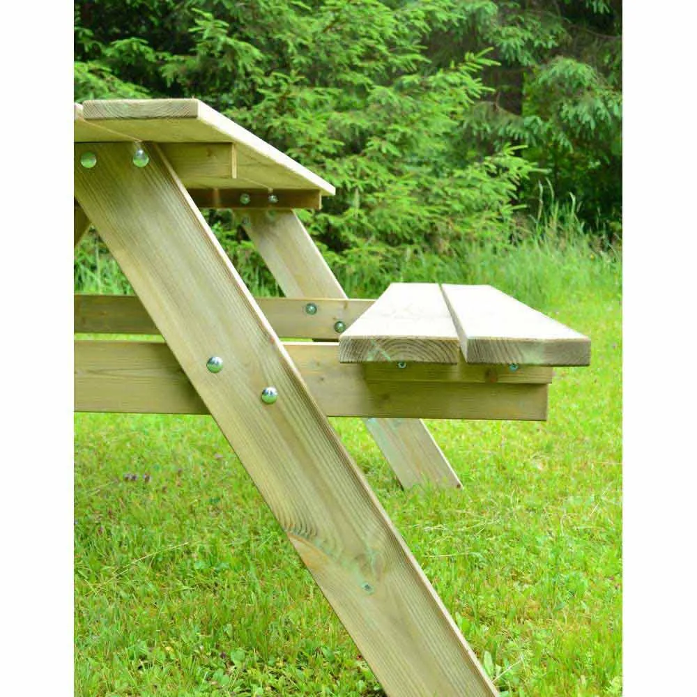 Gardiun Essential Picnic Bord unisex, Wooden, 165 x 154 x 75cm