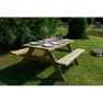 Gardiun Essential Picnic Bord unisex, Wooden, 165 x 154 x 75cm