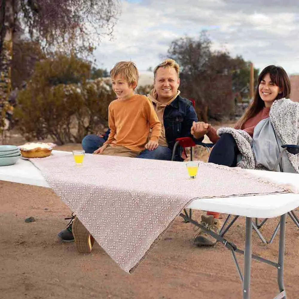 Gardiun Koln Fällbart Campingbord unisex, White, 240 x 74 x 74cm