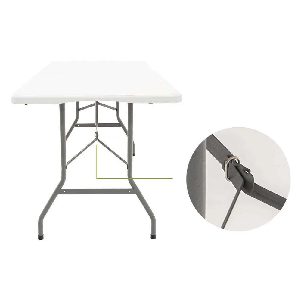 Gardiun Koln Fällbart Campingbord unisex, White, 240 x 74 x 74cm