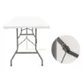 Gardiun Koln Fällbart Campingbord unisex, White, 240 x 74 x 74cm