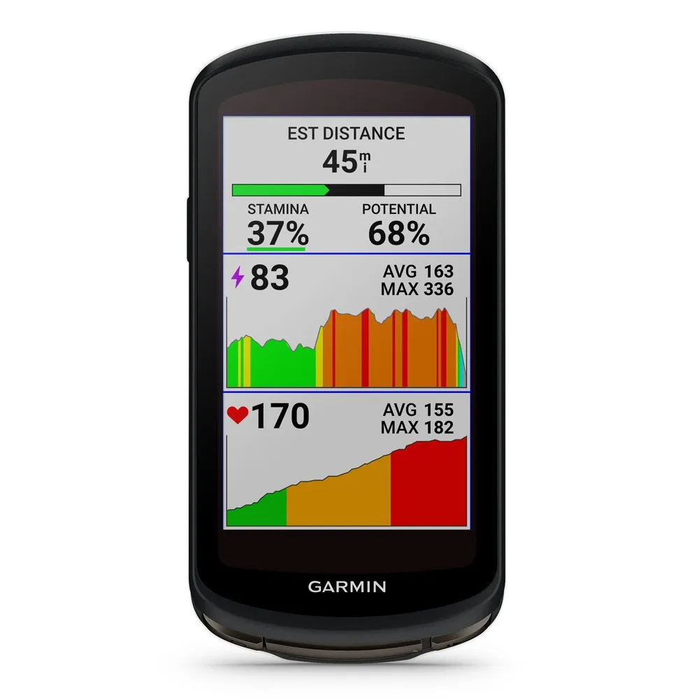 Garmin Edge 1040 Solar Cykeldator Refurbished, Black 2, One Size
