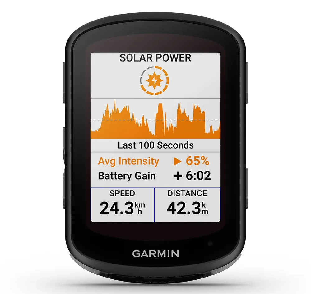 Garmin Edge 540 Solar cykeldator, Svart Garmin Edge 540 Solar cykeldator, Svart