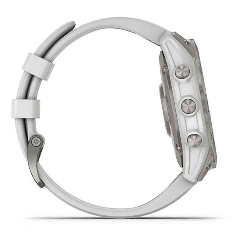 Garmin Epix 2 Klocka Refurbished, White titanium