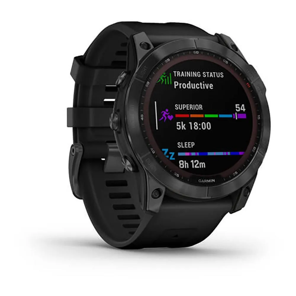 Garmin Fenix 7x Solar Klocka, Slate grey / black