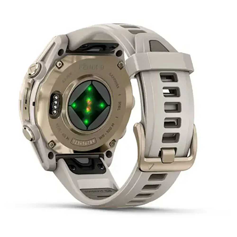 Garmin Fenix 8 43 Mm Amoled Sapphire Klocka Refurbished, Fog gray / soft gold stainless steel Garmin Fenix 8 43 Mm Amoled Sapphire Klocka Refurbished, Fog gray / soft gold stainless steel