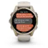 Garmin Fenix 8 43 Mm Amoled Sapphire Klocka Refurbished, Fog gray / soft gold stainless steel