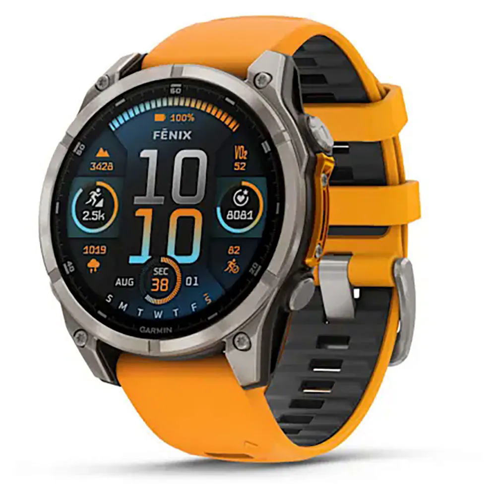 Garmin Fenix 8 47 Mm Amoled Sapphire Klocka Refurbished, Graphite / titanium