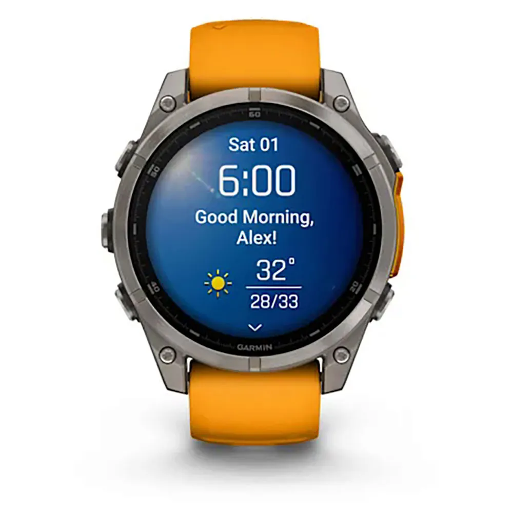 Garmin Fenix 8 47 Mm Amoled Sapphire Klocka Refurbished, Graphite / titanium