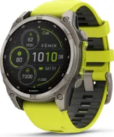 Garmin Fenix 8 Solar Sapphire Solar DLC Titanium Silicone Strap Garmin Fenix 8 Solar Sapphire Solar DLC Titanium Silicone Strap