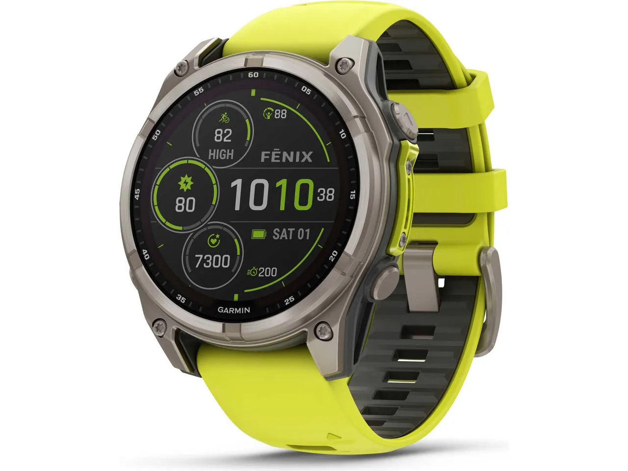 Garmin fenix 8 Solar Sapphire Titan GPS 47 mm Multisport-Smartwatch