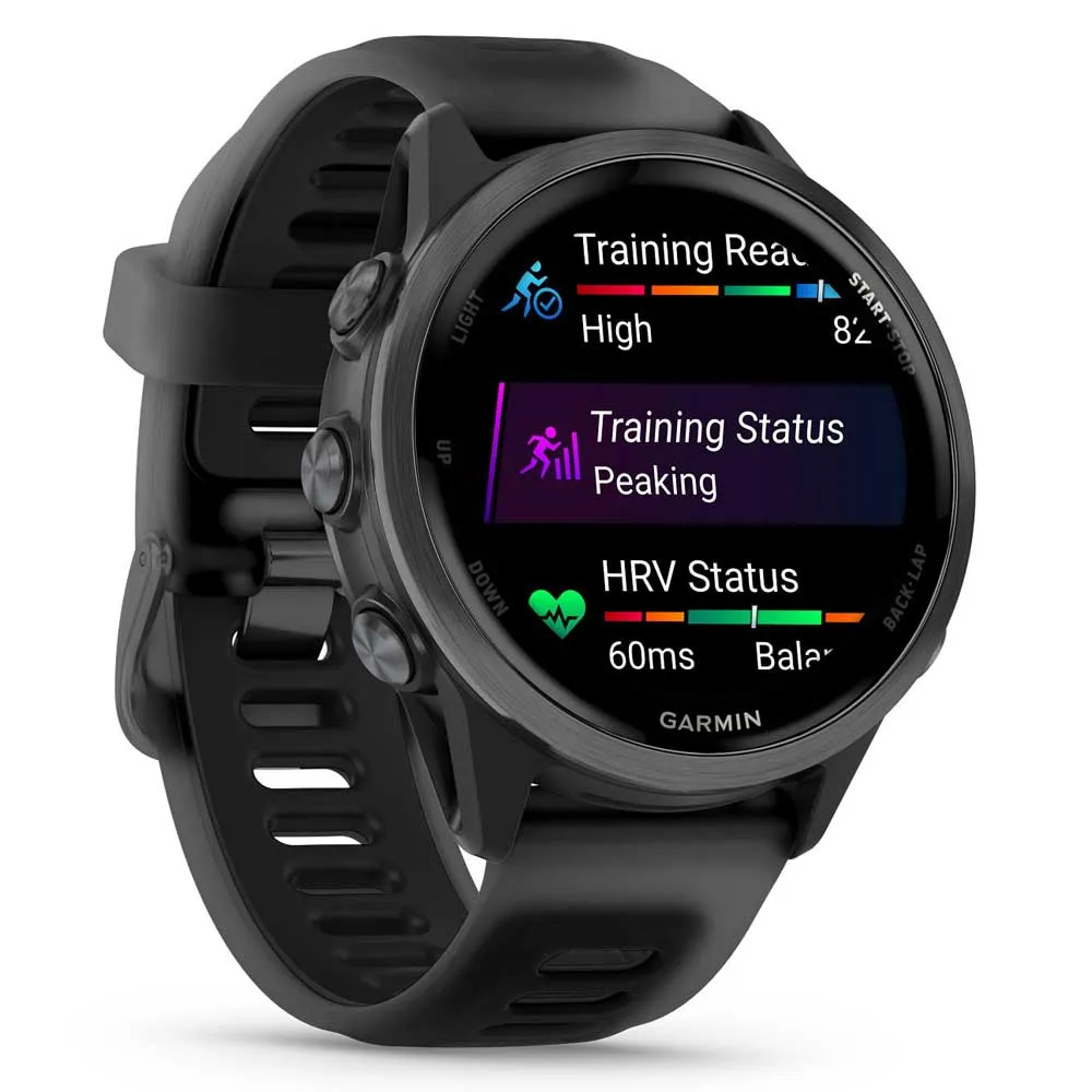 Garmin Forerunner 570 42 Mm Klocka Refurbished, Slate gray aluminum / translucent black / black