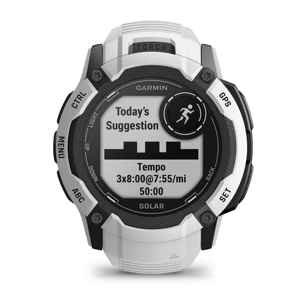 Garmin Instinct 2x Solar Klocka Refurbished, Whitestone