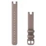 Garmin Lily Läder Rem 14 Mm, Paloma / dark bronze