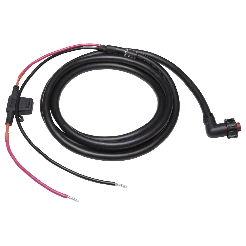 Garmin Threaded Power Laddkabel, Black, One Size