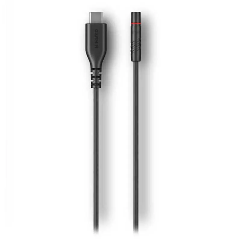 Garmin Usb-c Tillbehörskabel För Elcyklar, Black, 400mm