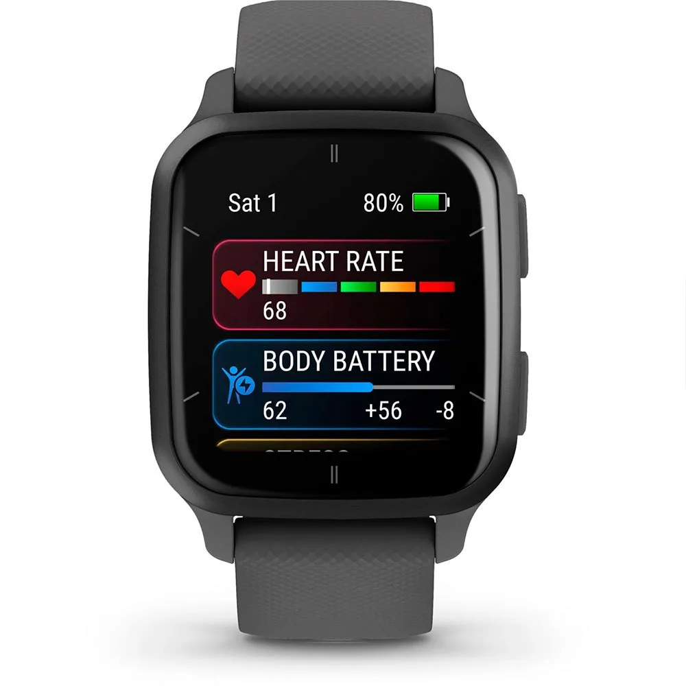 Garmin Venu Sq 2 Smartklocka, Anthracite
