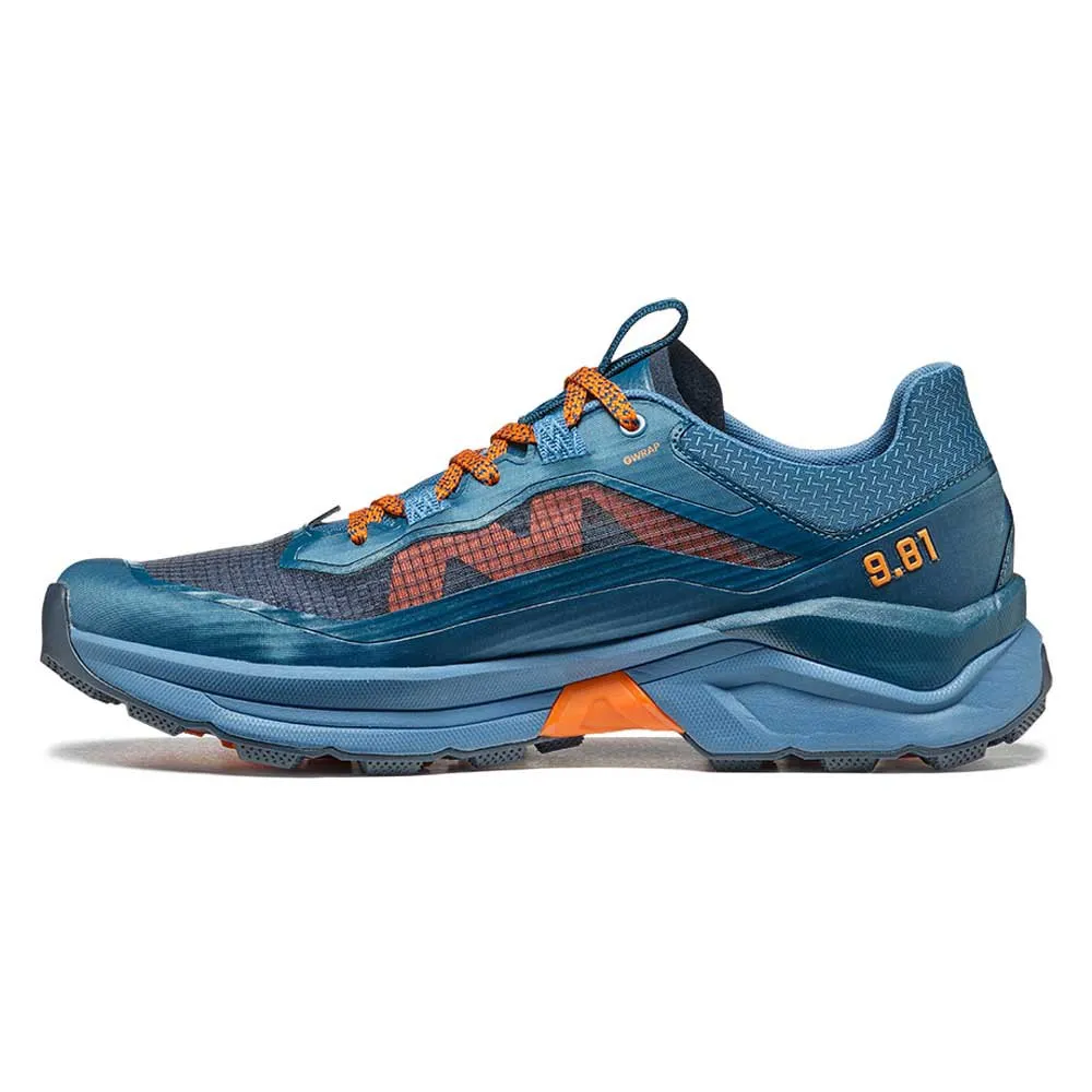 Garmont 9.81 Engage Vandringsskor Refurbished, Corsair blue / persimmon orange