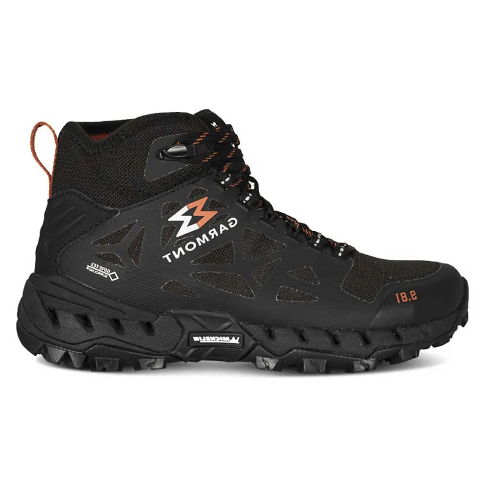 Garmont 9.81 N Air G 2.0 Mid Goretex Vandringskängor, Black / red