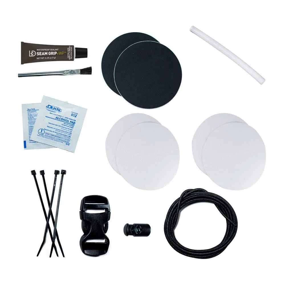 GEAR AID Camp Reparationssats, White / black, One Size
