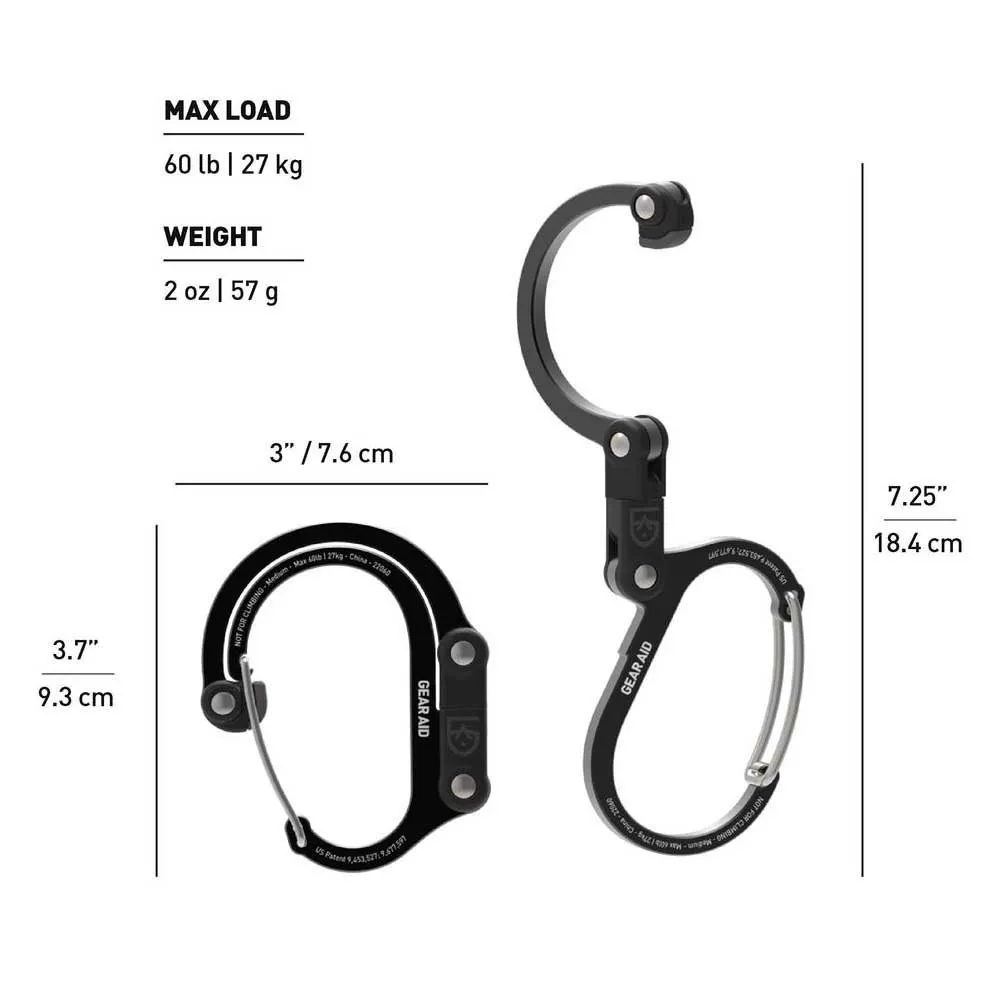 GEAR AID Heroclip® Medium Clip Karbinhake