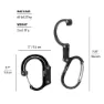 GEAR AID Heroclip® Medium Clip Karbinhake