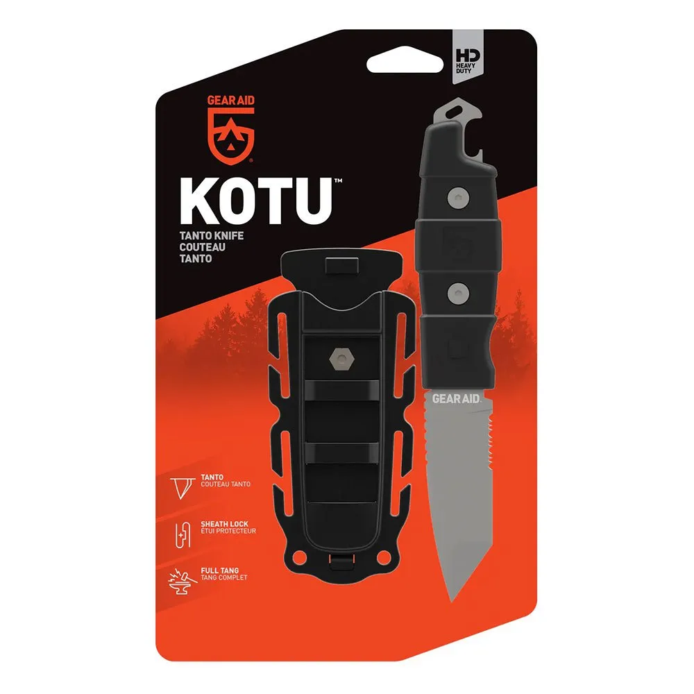 GEAR AID Kotu™ Tanto-kniv, Black, One Size