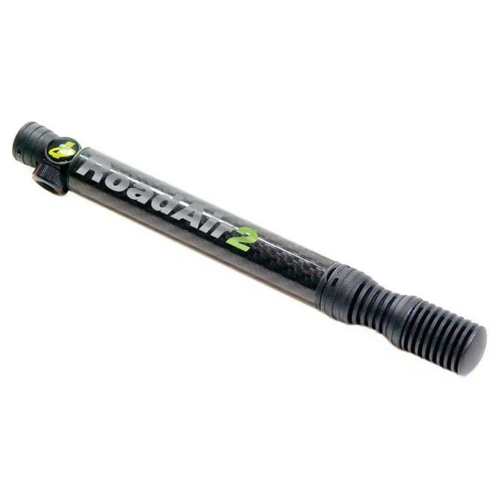 Genuine Innovations Road Air2 Carbon 20 Cm Mini Pump, Black, One Size Genuine Innovations Road Air2 Carbon 20 Cm Mini Pump, Black, One Size