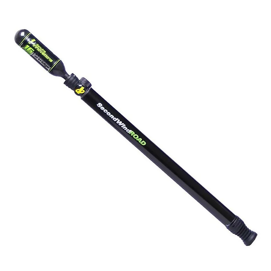 Genuine Innovations Second Wind Road Presta Mini Pump, Black, One Size