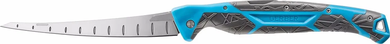 Gerber Controller Folding Fillet, Blue, One Size