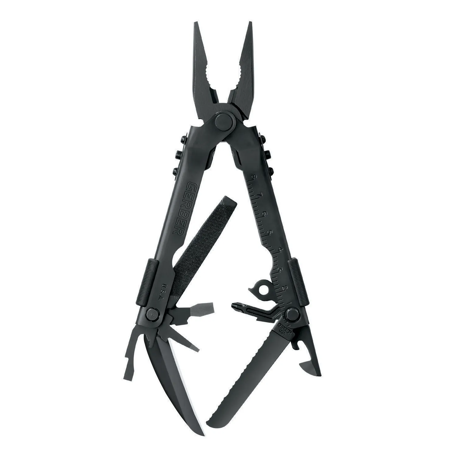Gerber Multi-Plier 600 Needlenose, Black, One Size