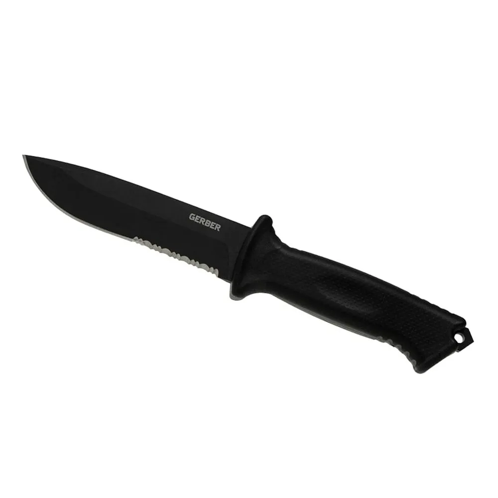 Gerber Prodigy Serrated Knife Kniv, Black, One Size