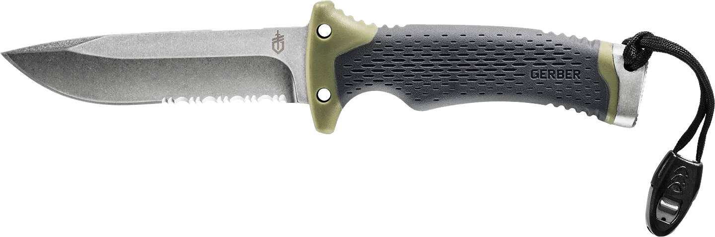 Gerber Ultimate Survival Knife, Grey/Green, One Size