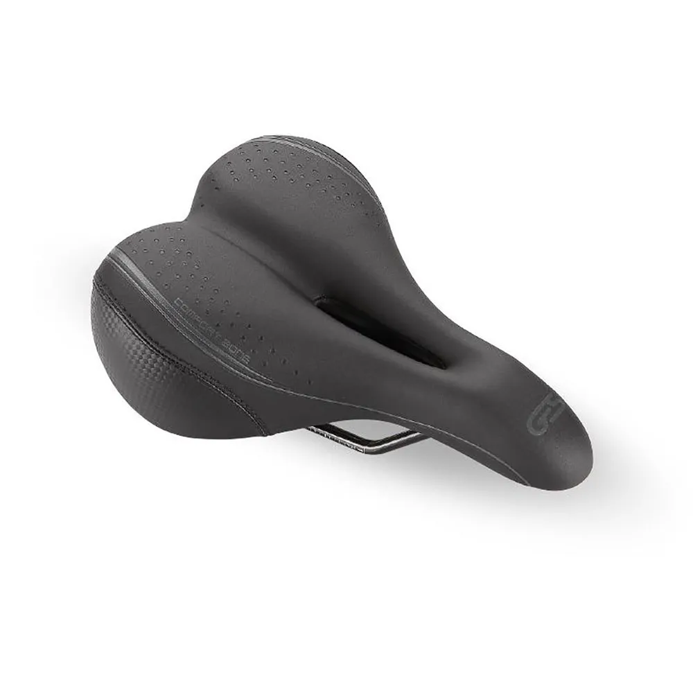 GES Comfort Woman Cykelsadel, Black, 175mm