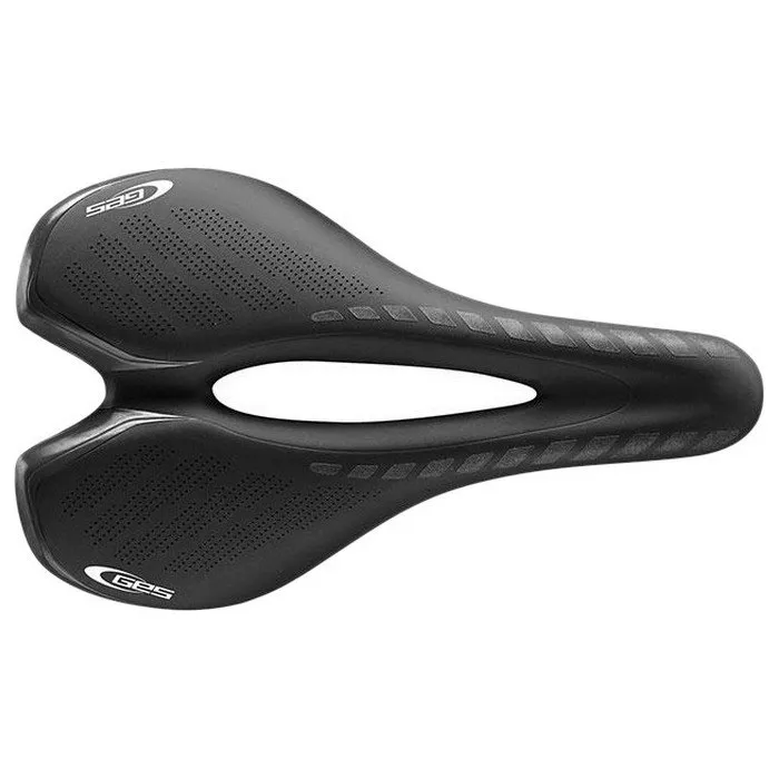 GES Ergo Fit Cykelsadel, Black, 148mm